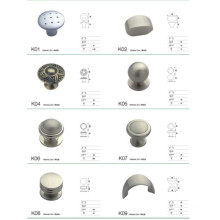 Zink-Legierung runde Form Kleiderschrank Schublade Knopf Zink-Legierung Schrank Griff